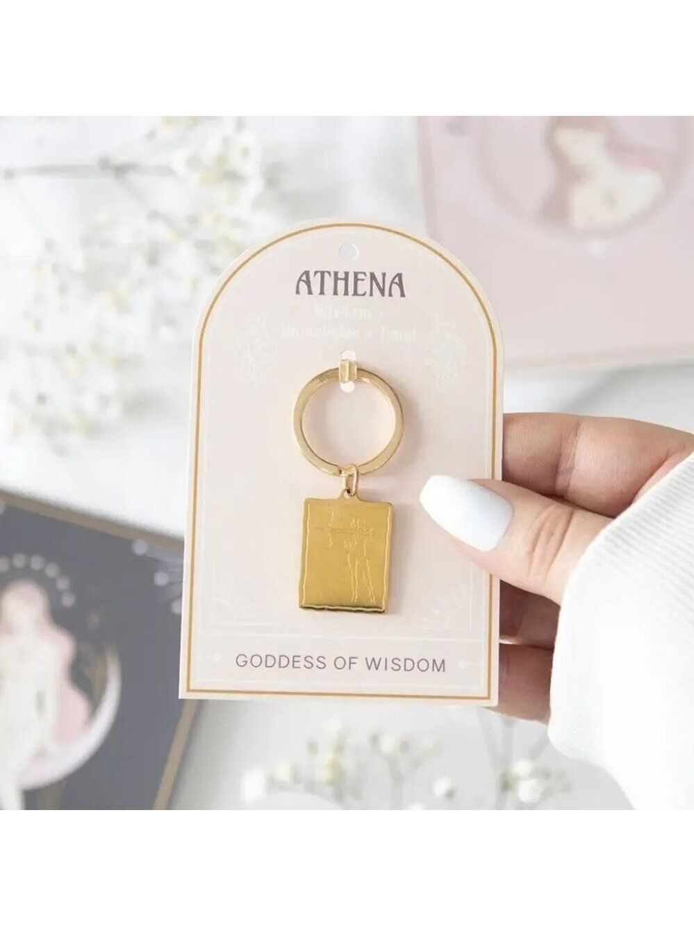 LAST ONE!!! ($8) Athena Goddess Energy Keyring